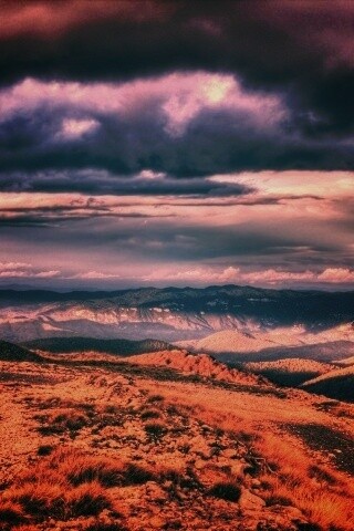 Горы в HDR обои