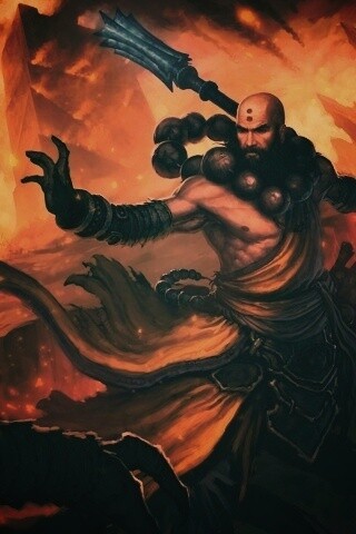 Монах из Diablo 3 обои