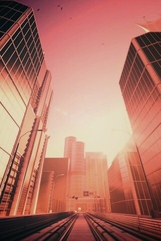 Улица из Mirrors Edge обои