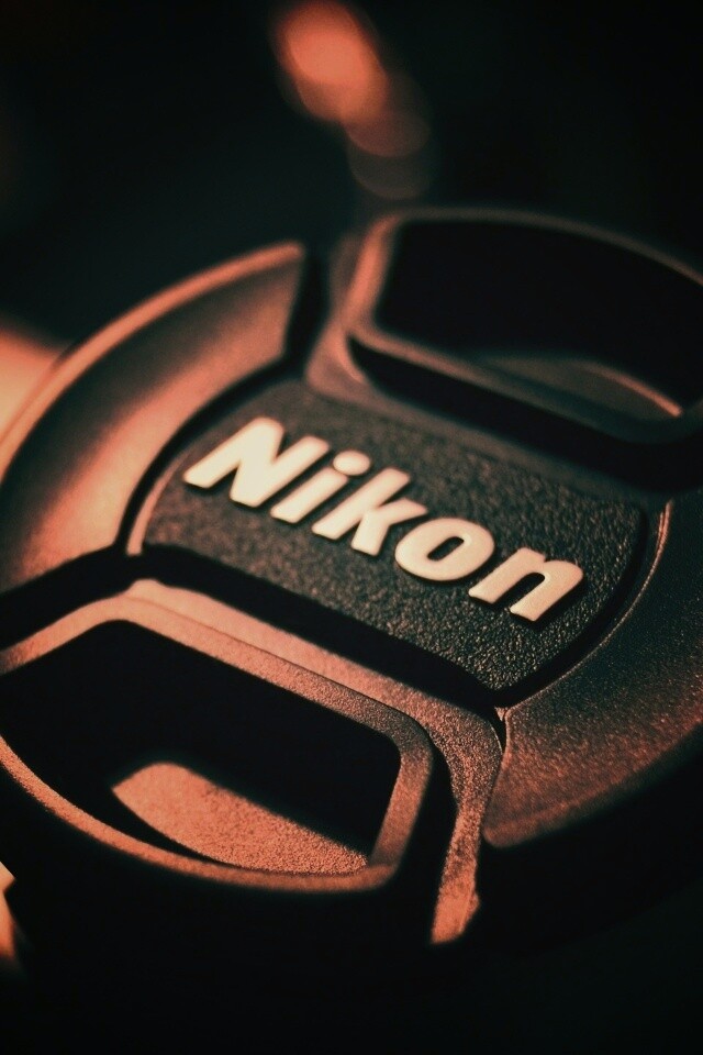 Крышечка от объектива Nikon обои