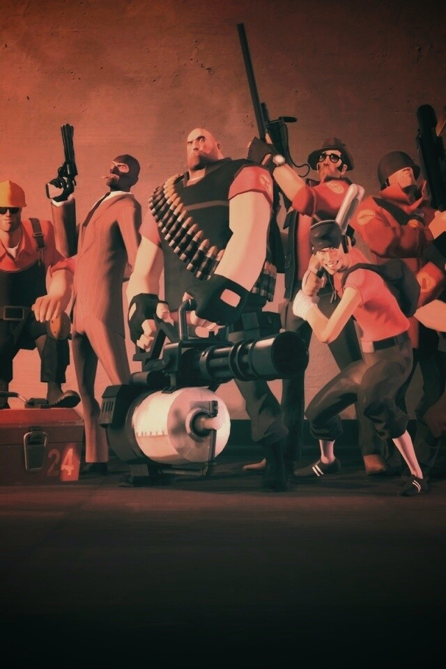 Герои игры Team Fortress 2 обои