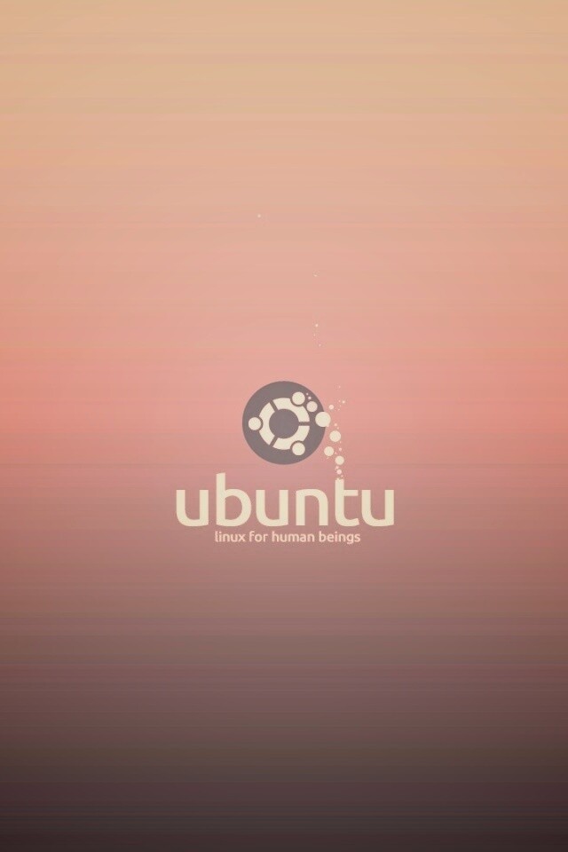 Логотип Ubuntu обои