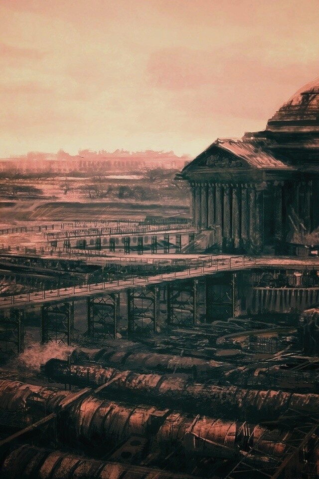 Водоочиститель в мемориале Джеферсона из Fallout 3 обои