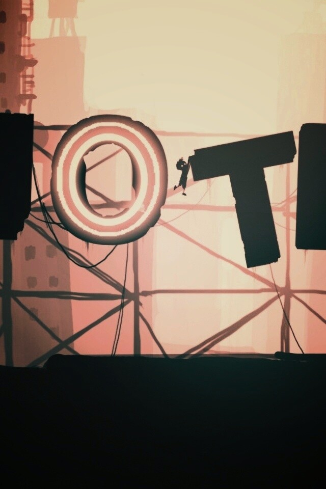 Мальчик из Limbo на вывеске "Hotel" обои