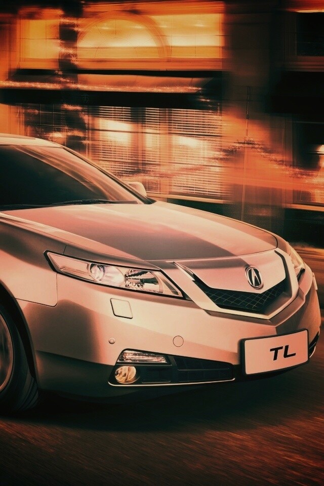 Acura в движении обои