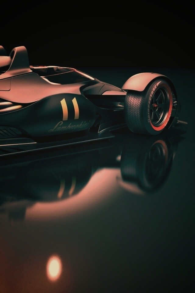 Болид Lamborghini обои