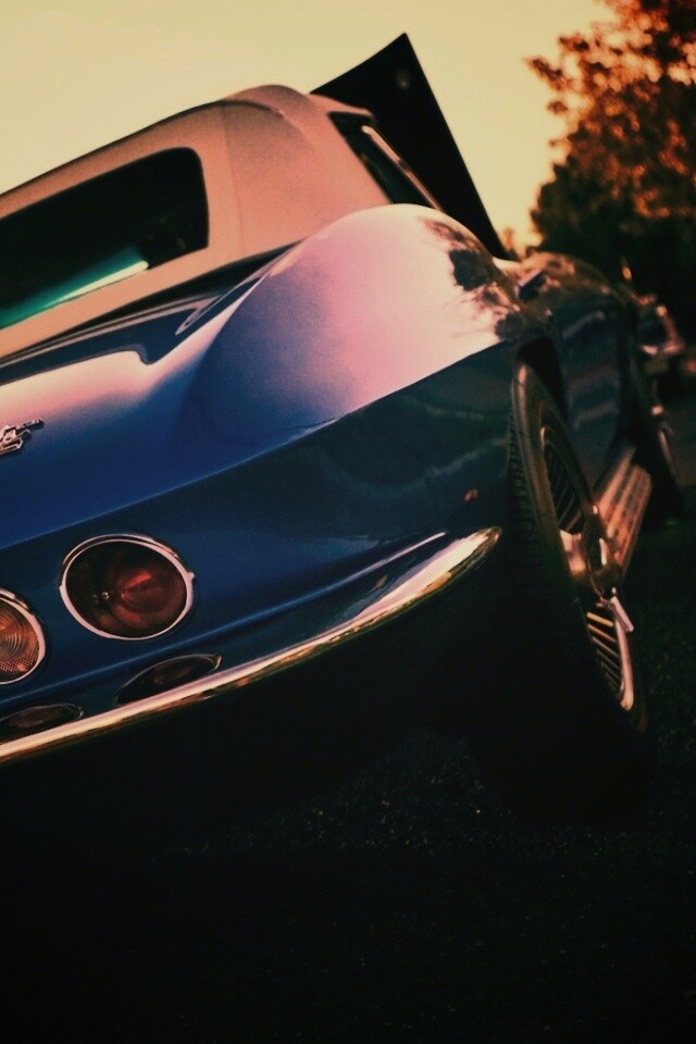 Ретро Chevrolet Corvette обои