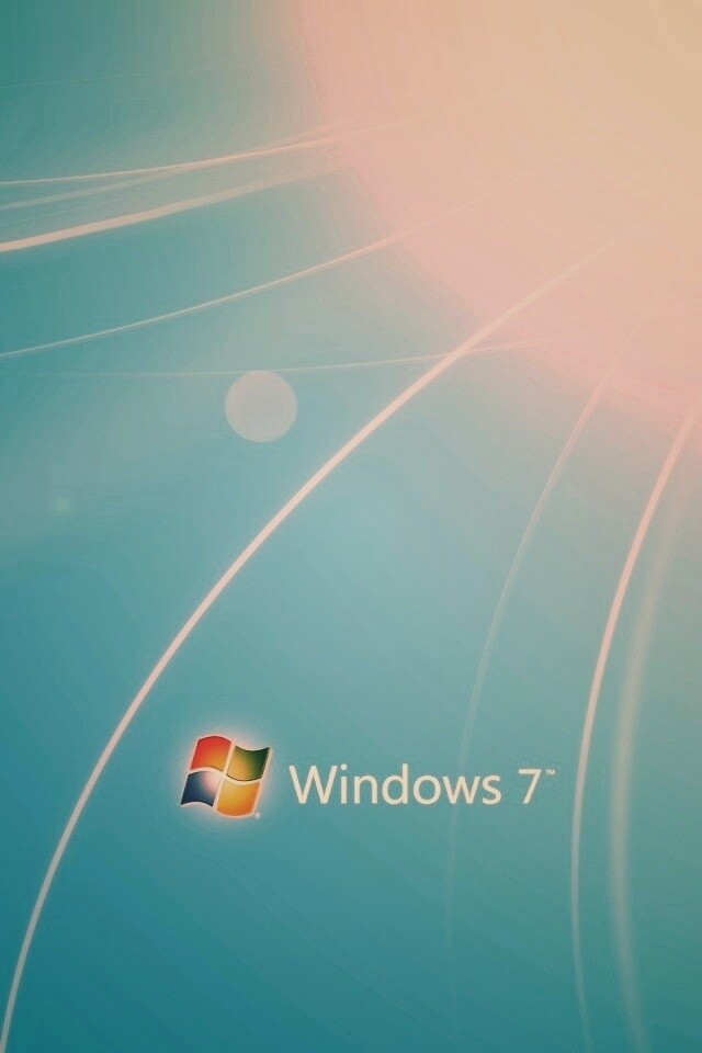 Голубые обои Windows 7 обои