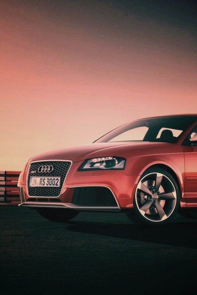 Фотосессия Audi RS3 на треке обои