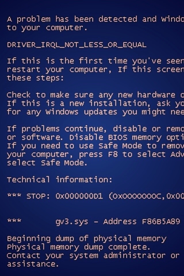 BSOD обои