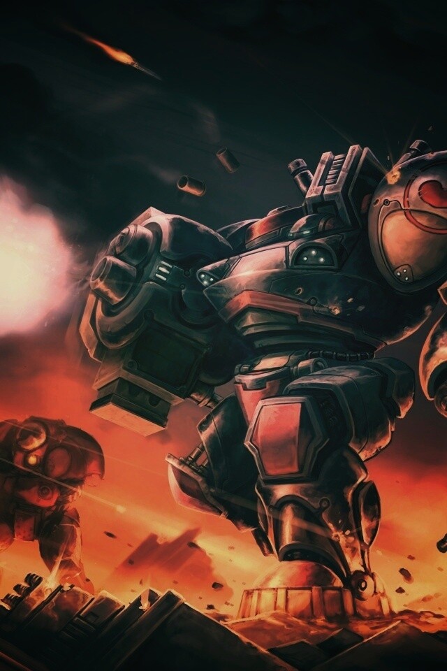 Терраны из StarCraft обои