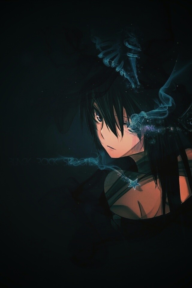 Black rock shooter обои