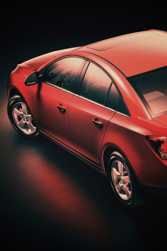 Шевроле Cruze красного цвета обои