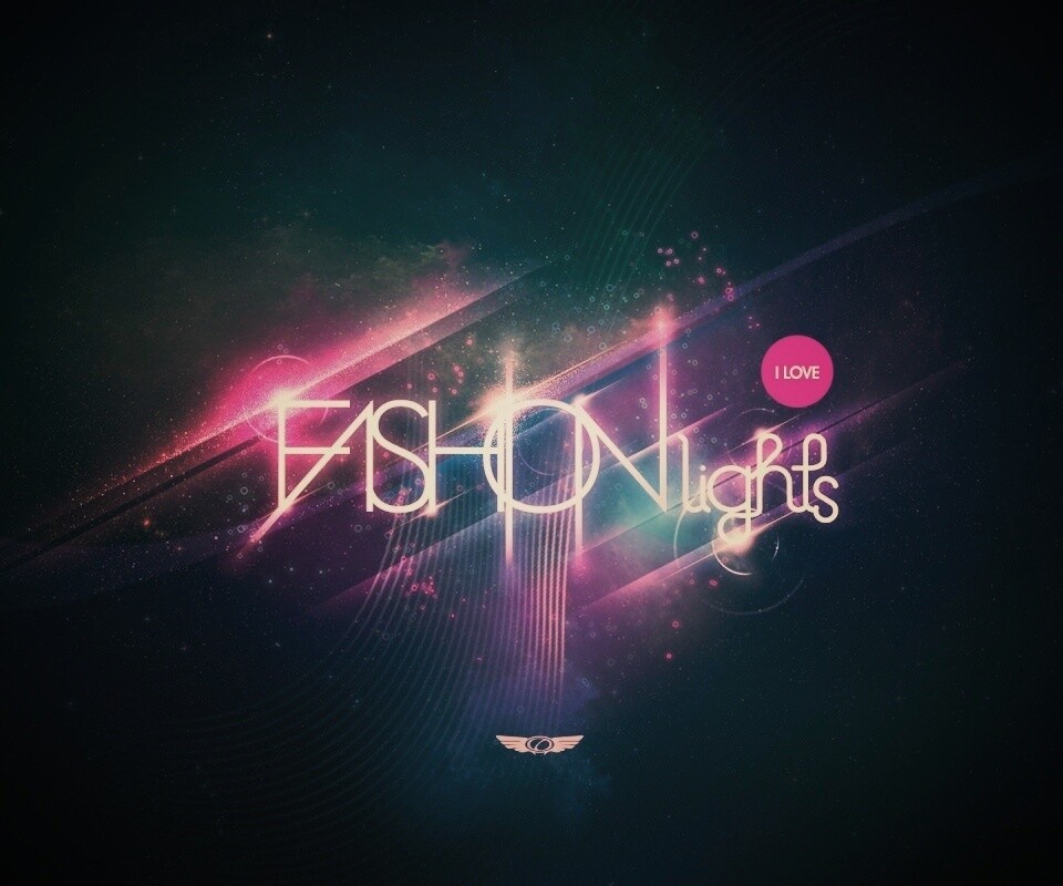 I love fashion lights обои