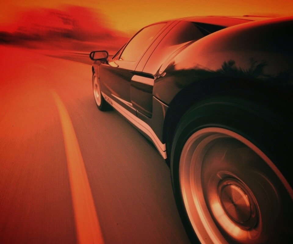 Авто на повороте обои