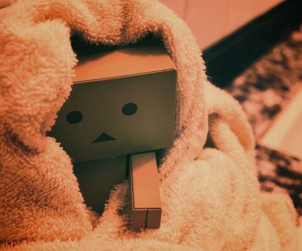 Yotsubato Danbo в полотенце обои