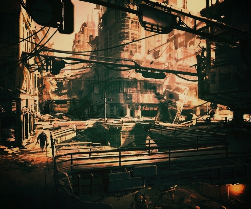 Локация из Fallout 3 обои