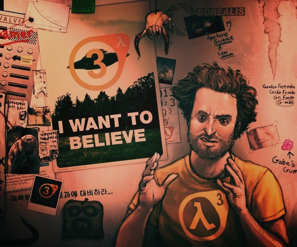 Half Life 3 - I want to believe обои
