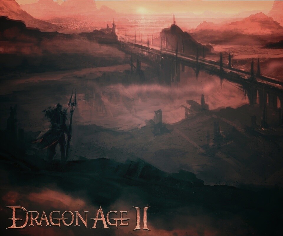 Пейзаж Dragon Age обои