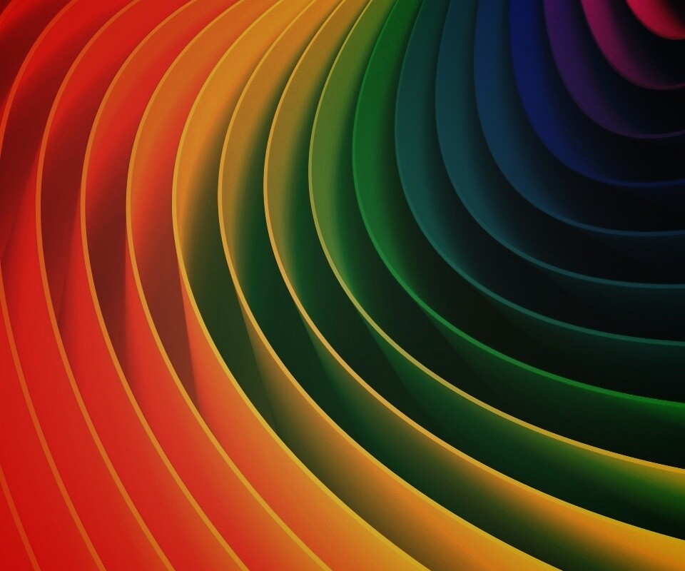 Радуга может быть такой обои