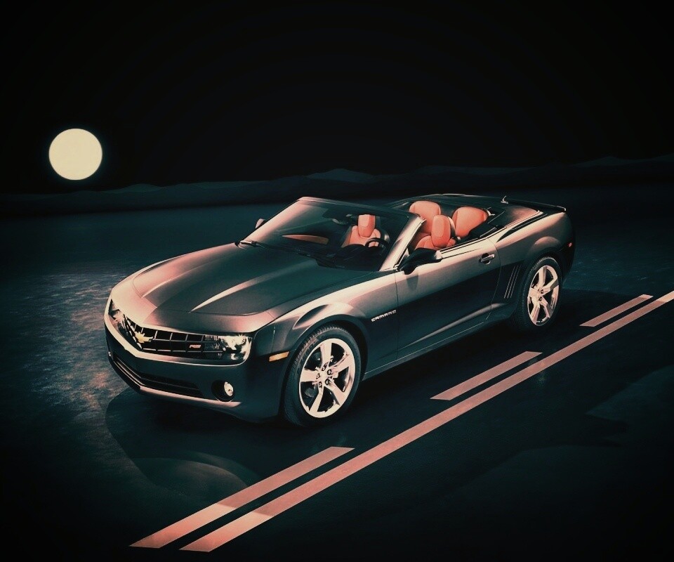 Chevrolet Camaro кабриолет обои