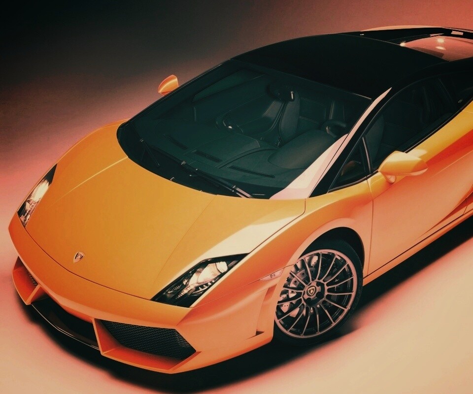 Жёлтый Lamborghini Gallardo обои