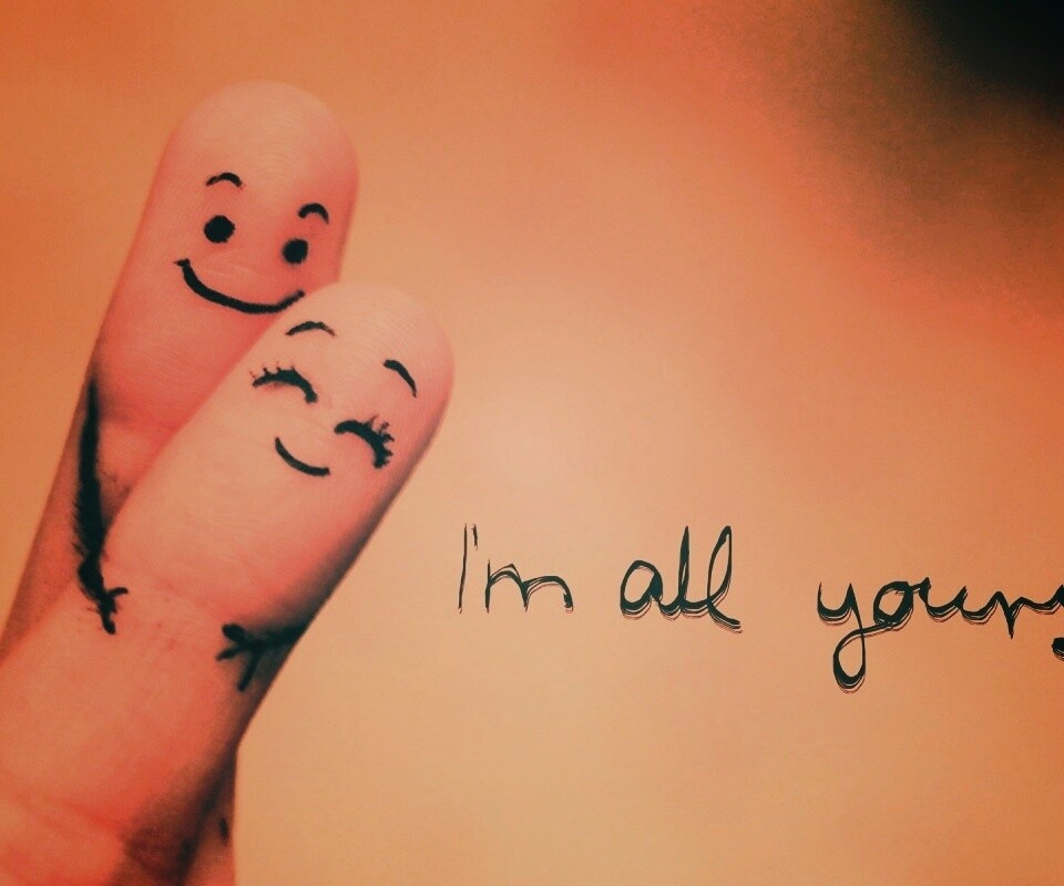 I"m all yours! обои