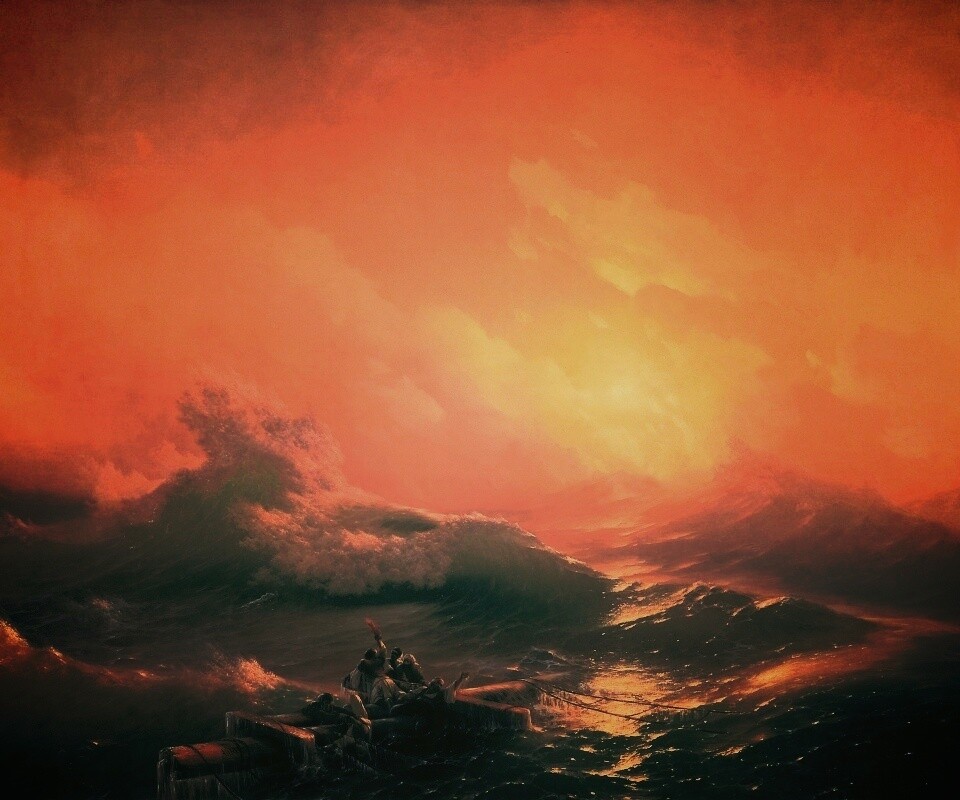 Айвазовский: Девятый вал обои