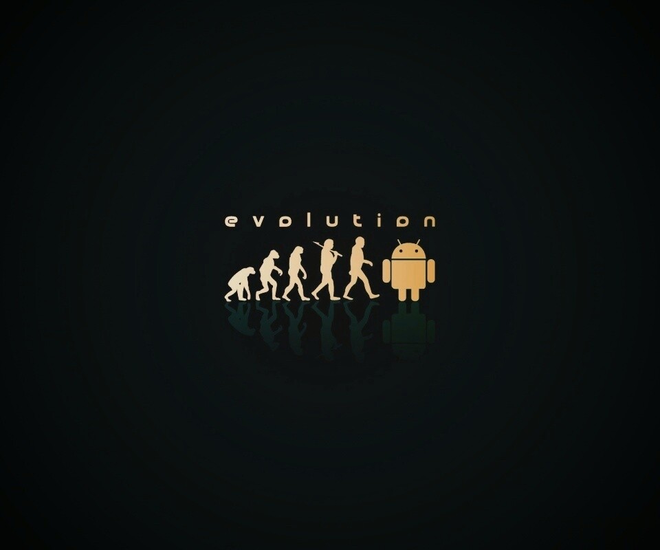 Эволюция по мнению Android обои
