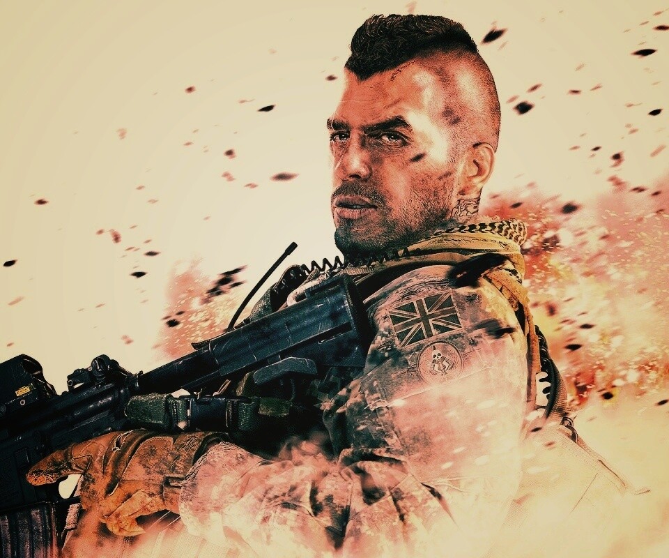 Солдат из COD Modern Warfare обои