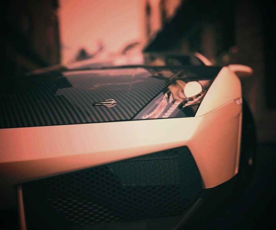 Lamborghini с карбоновым багажником обои