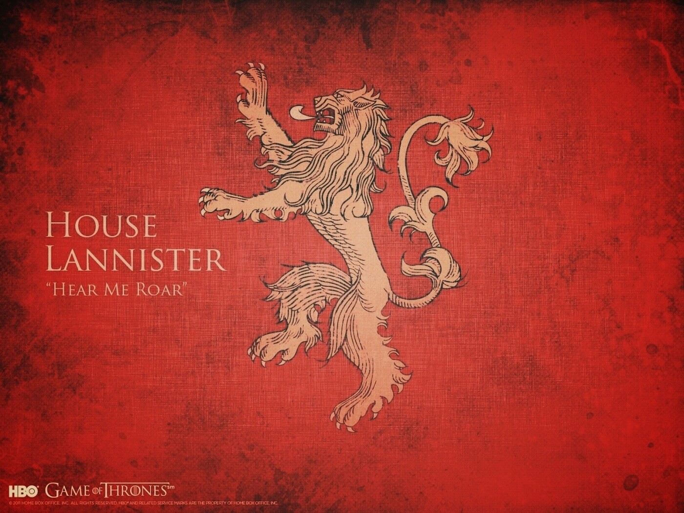 Герб дома Ланнистеров обои