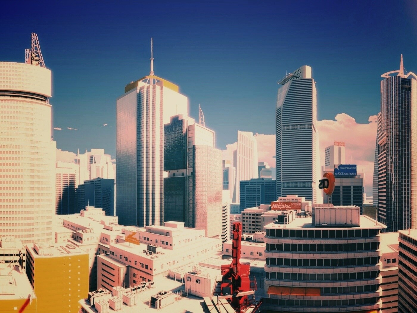 Город Mirrors Edge обои
