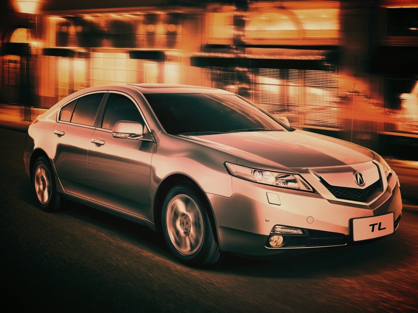 Acura в движении обои