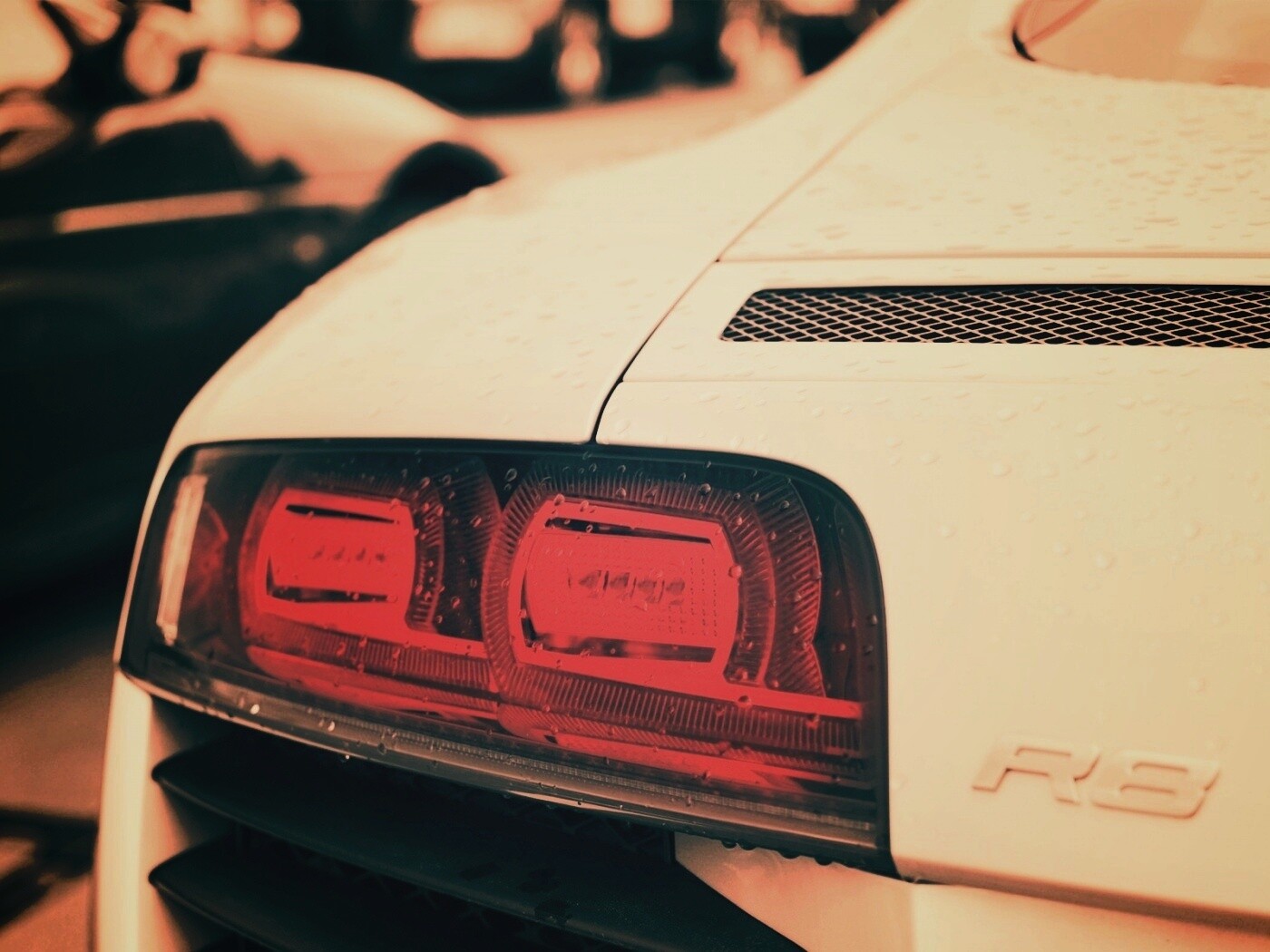 Задняя фара Audi R8 обои