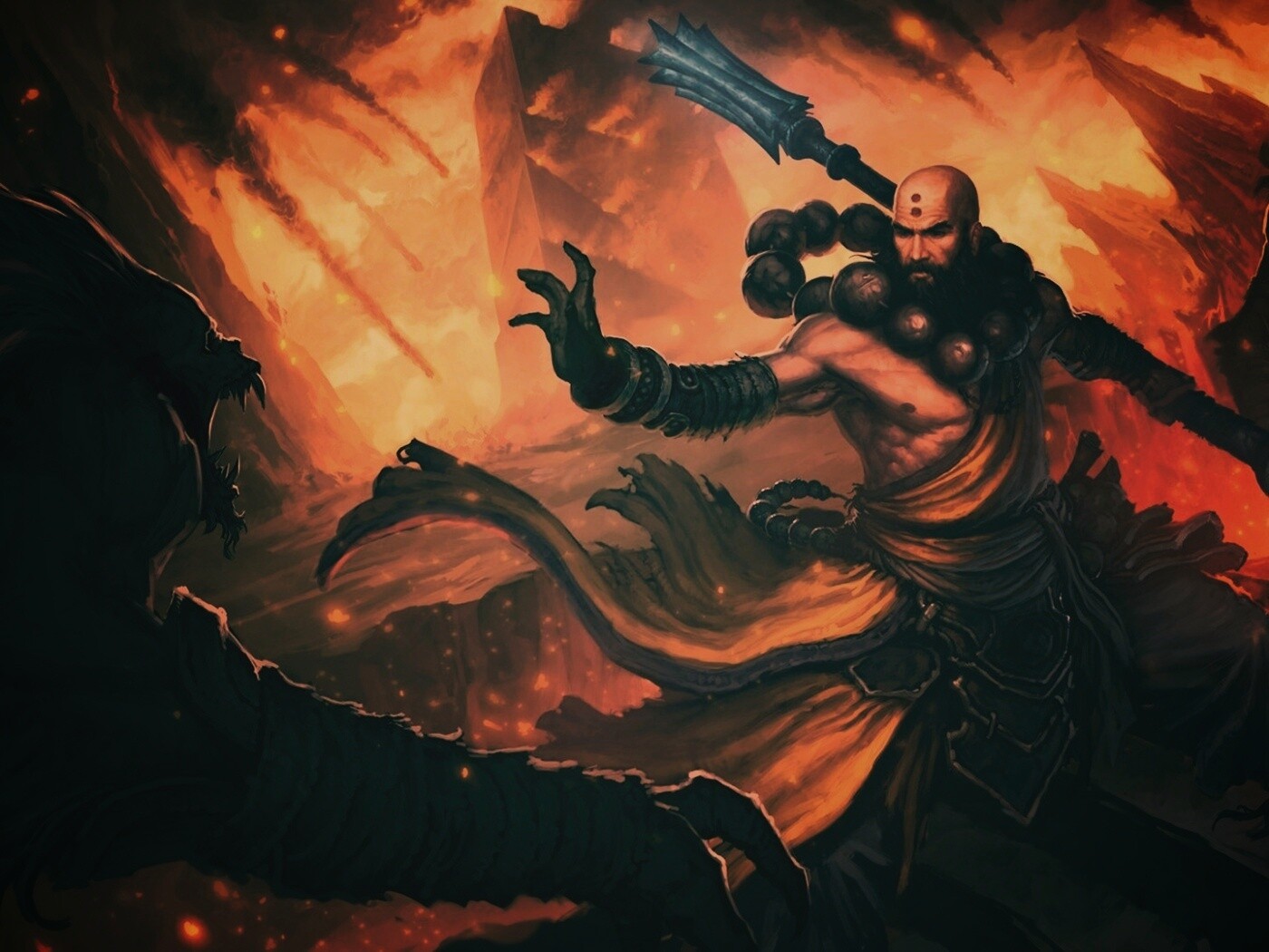Монах из Diablo 3 обои