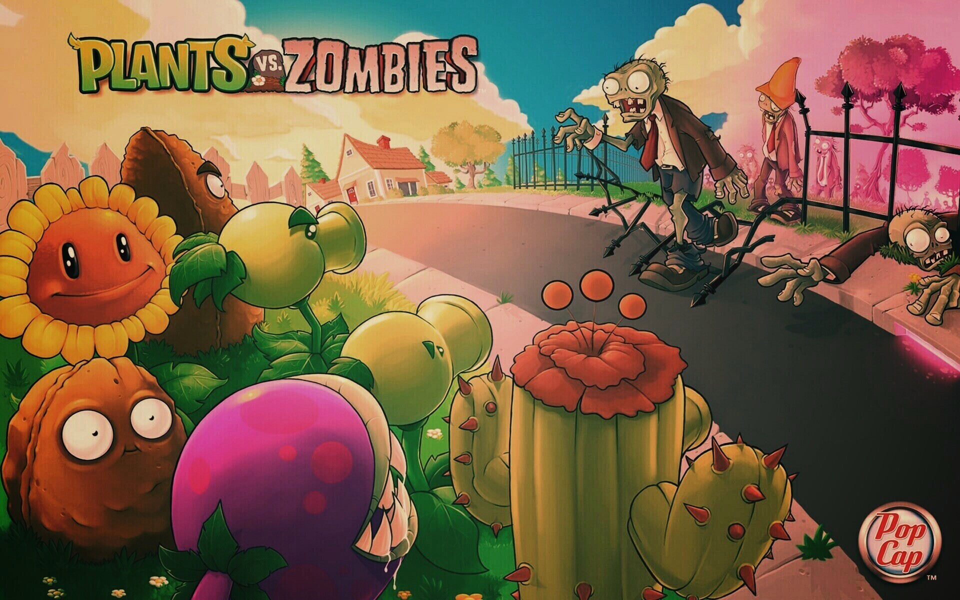 Plants vs zombies обои