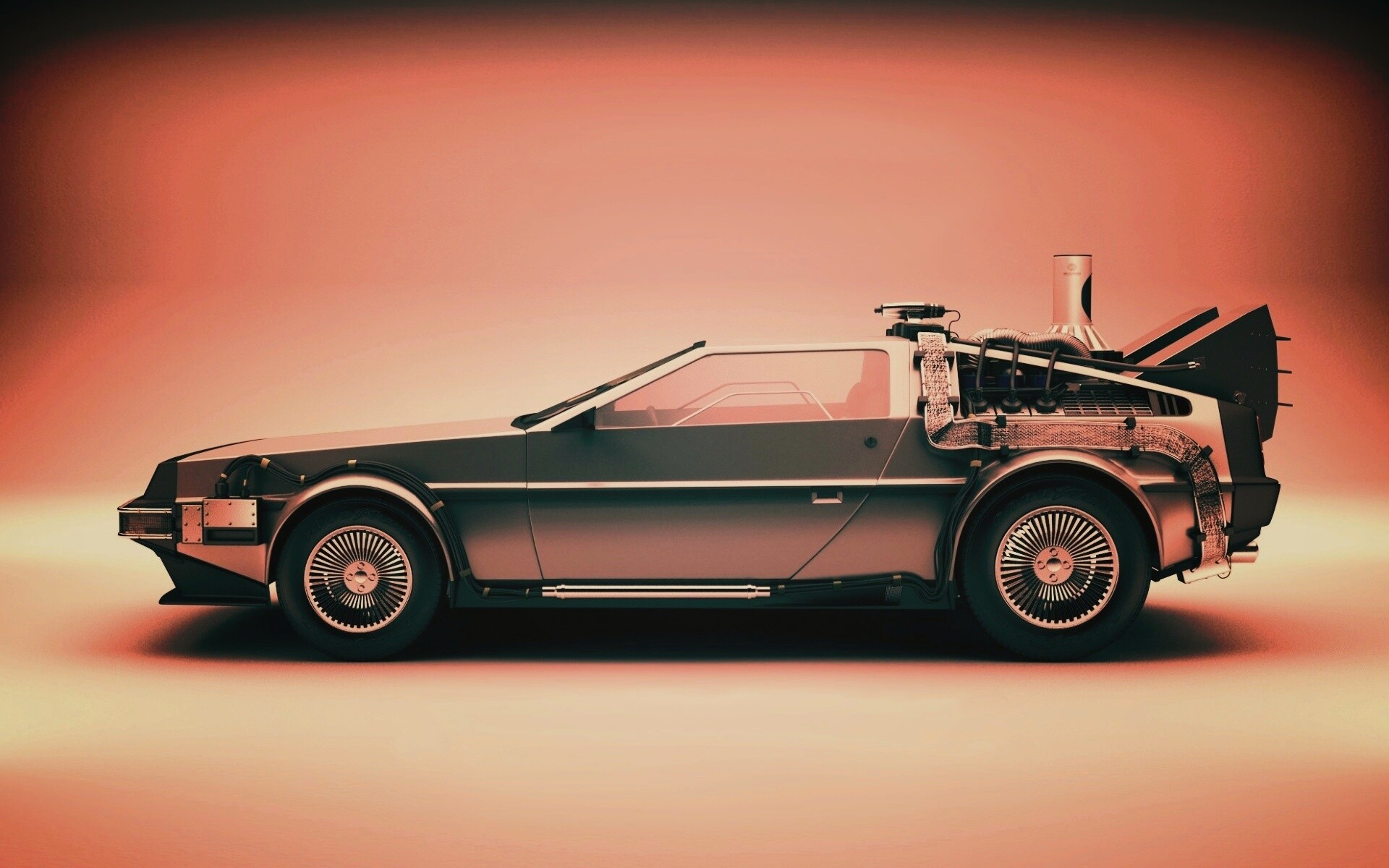 DeLorean машина времени обои