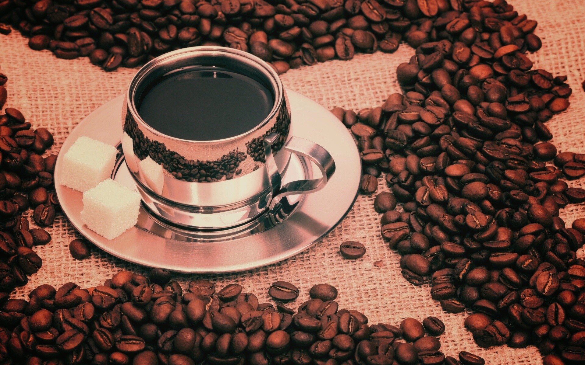 Кофе с сахаром обои