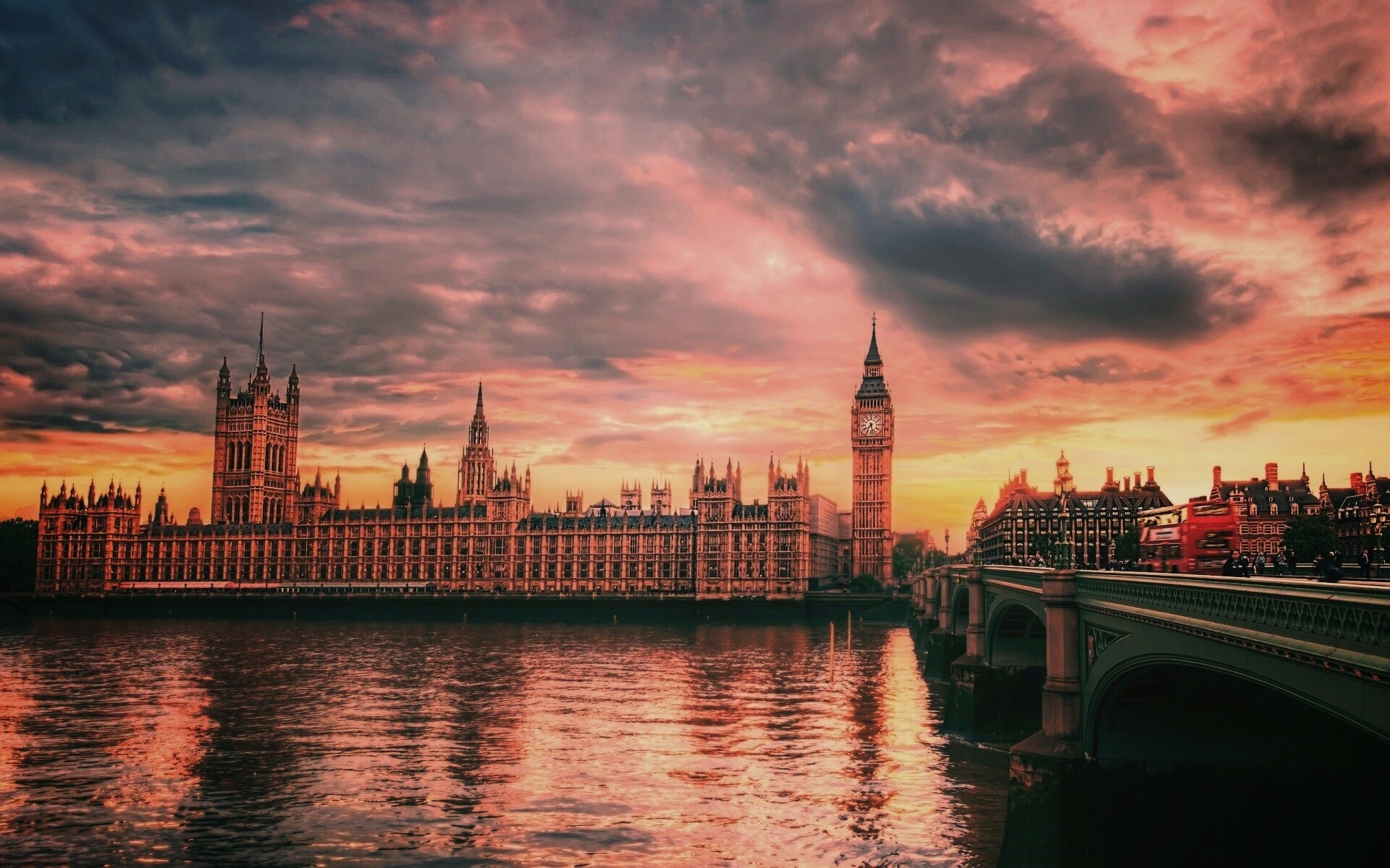 Здание Парламента в Лондоне обои