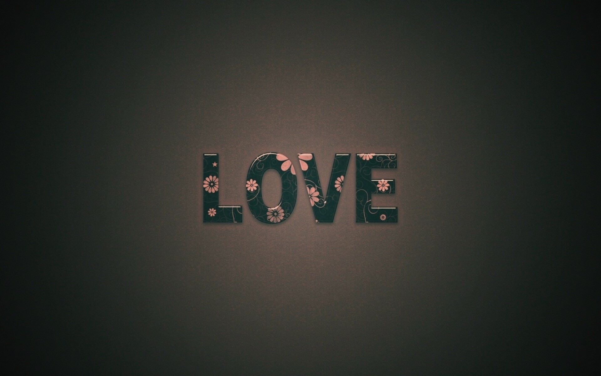 Любовь в минимализме обои