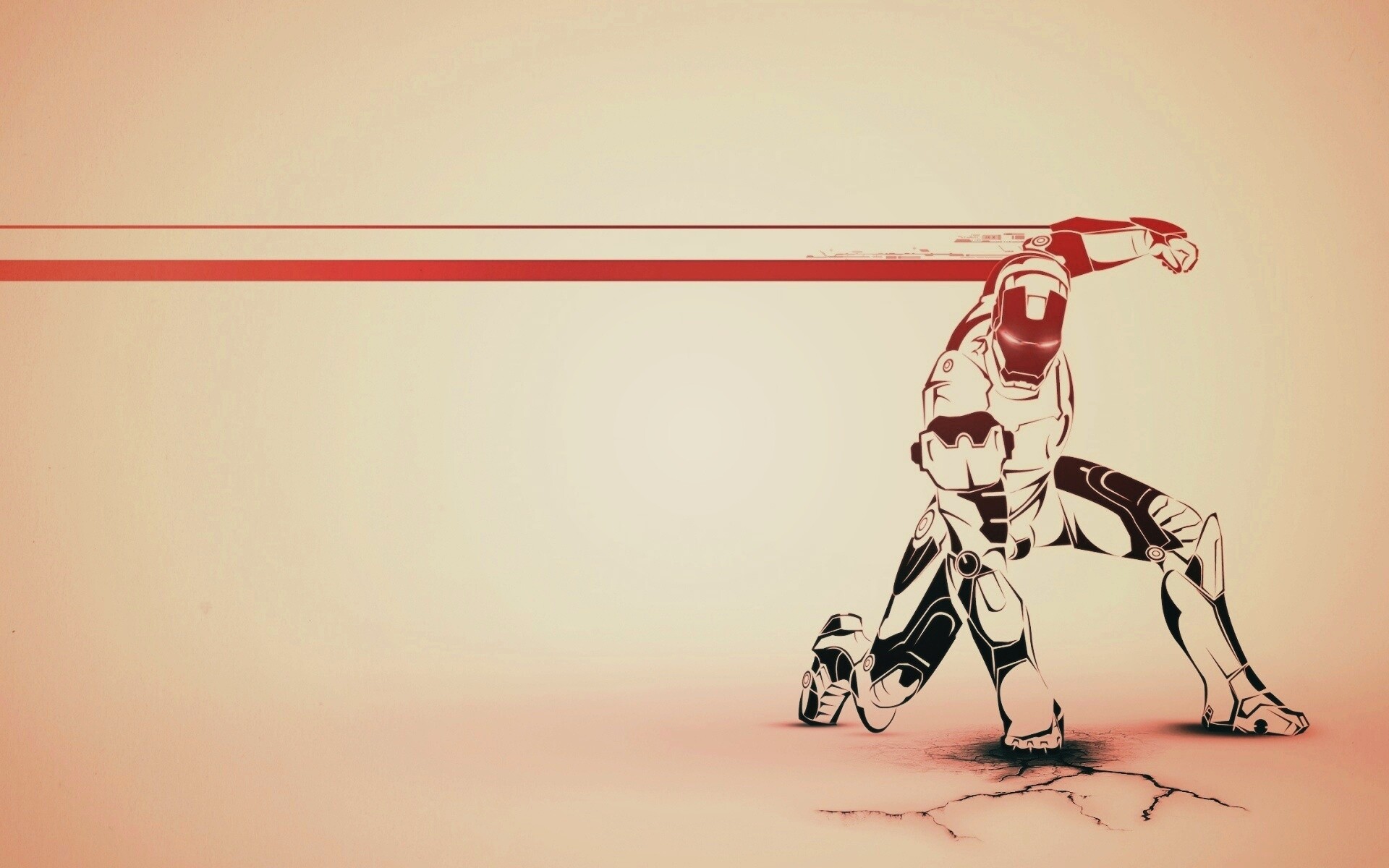 Векторный Железный Человек обои