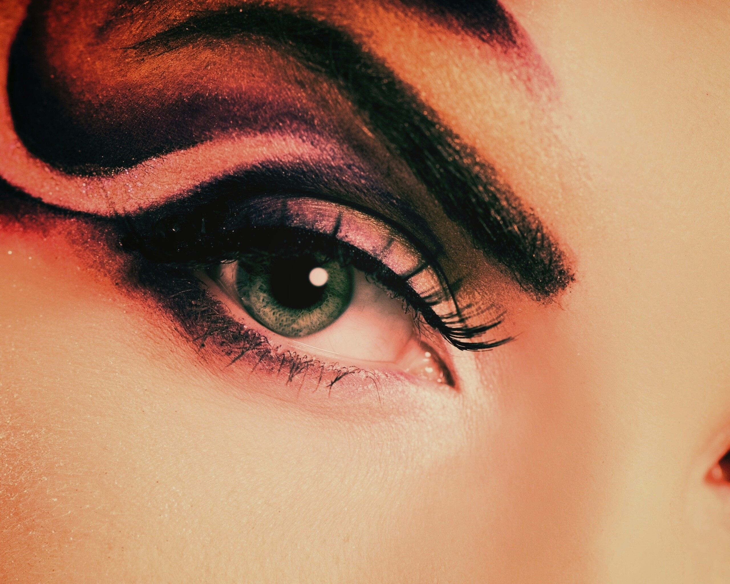 Красивый макияж для глаз обои