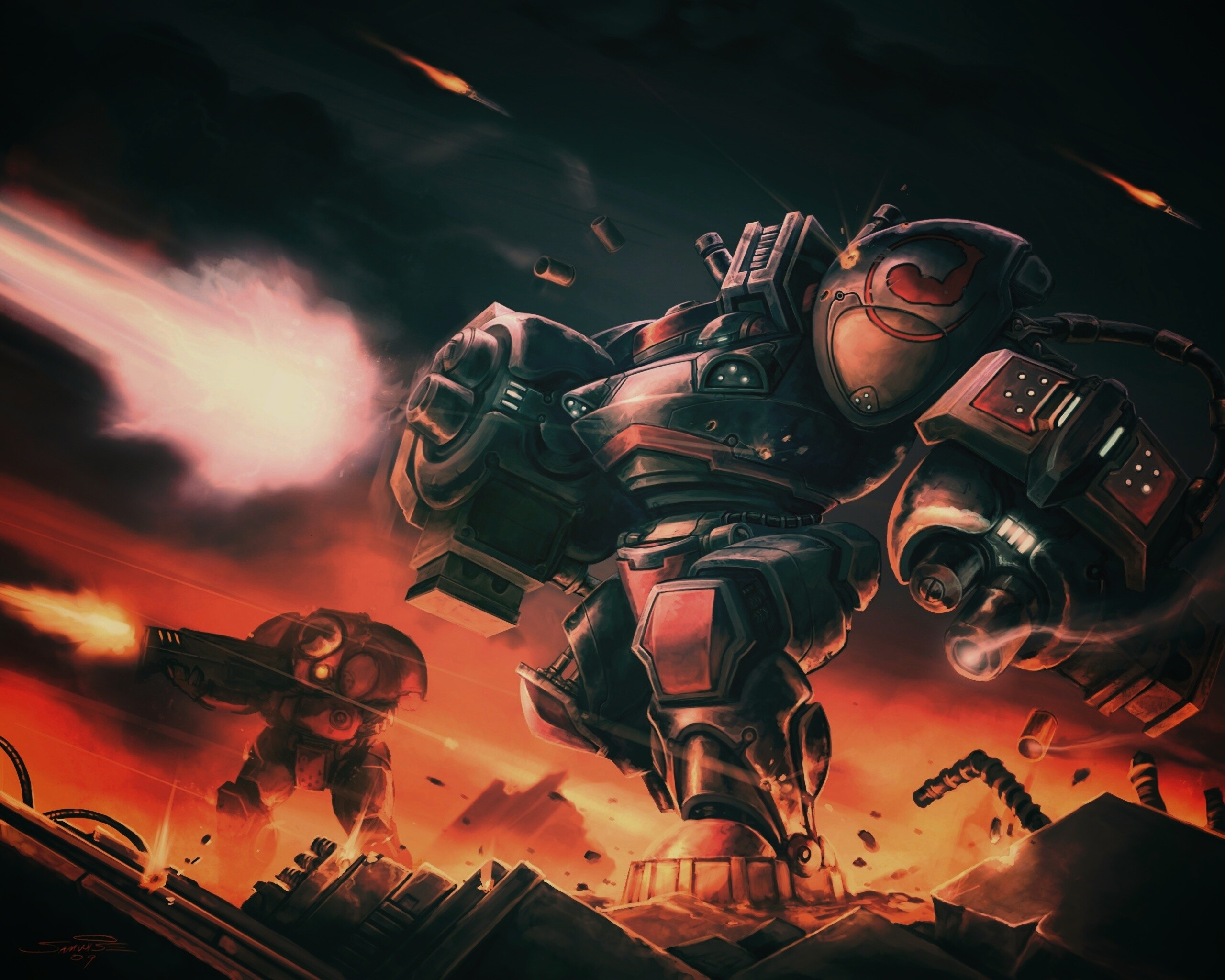 Терраны из StarCraft обои