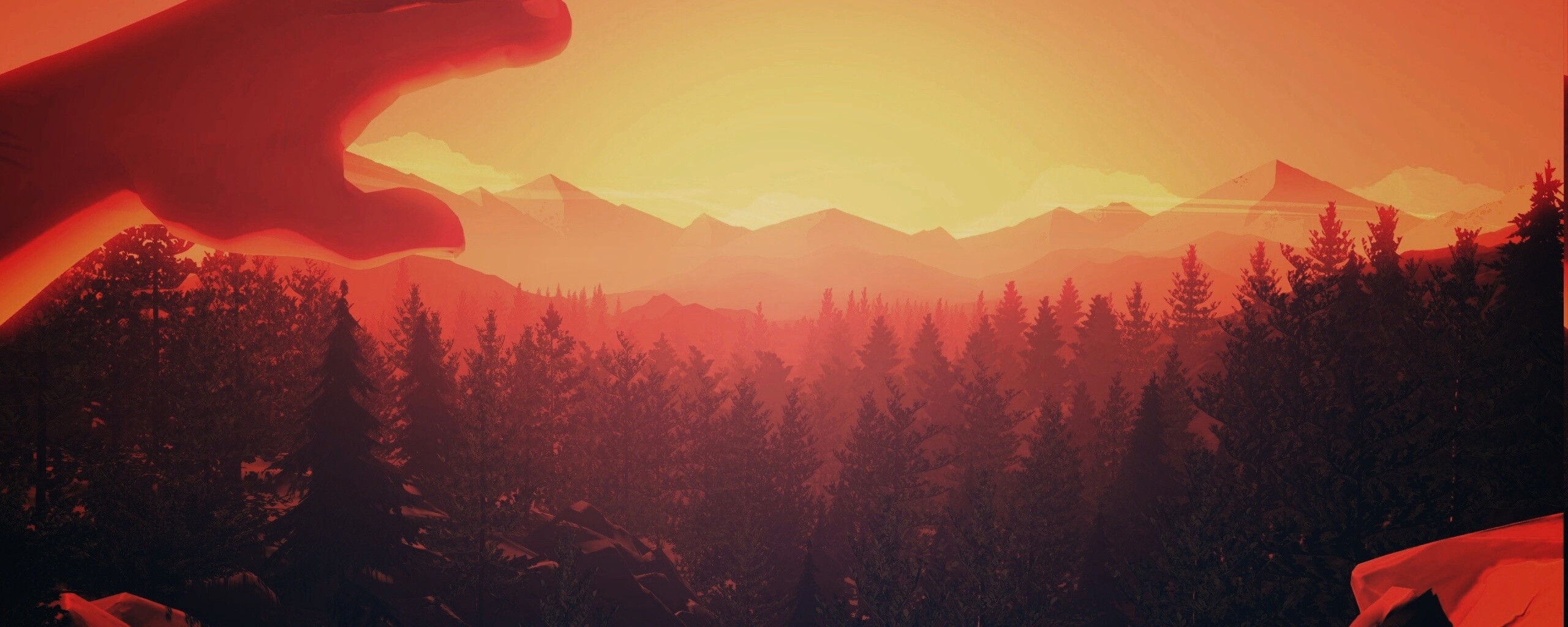 Firewatch закат обои