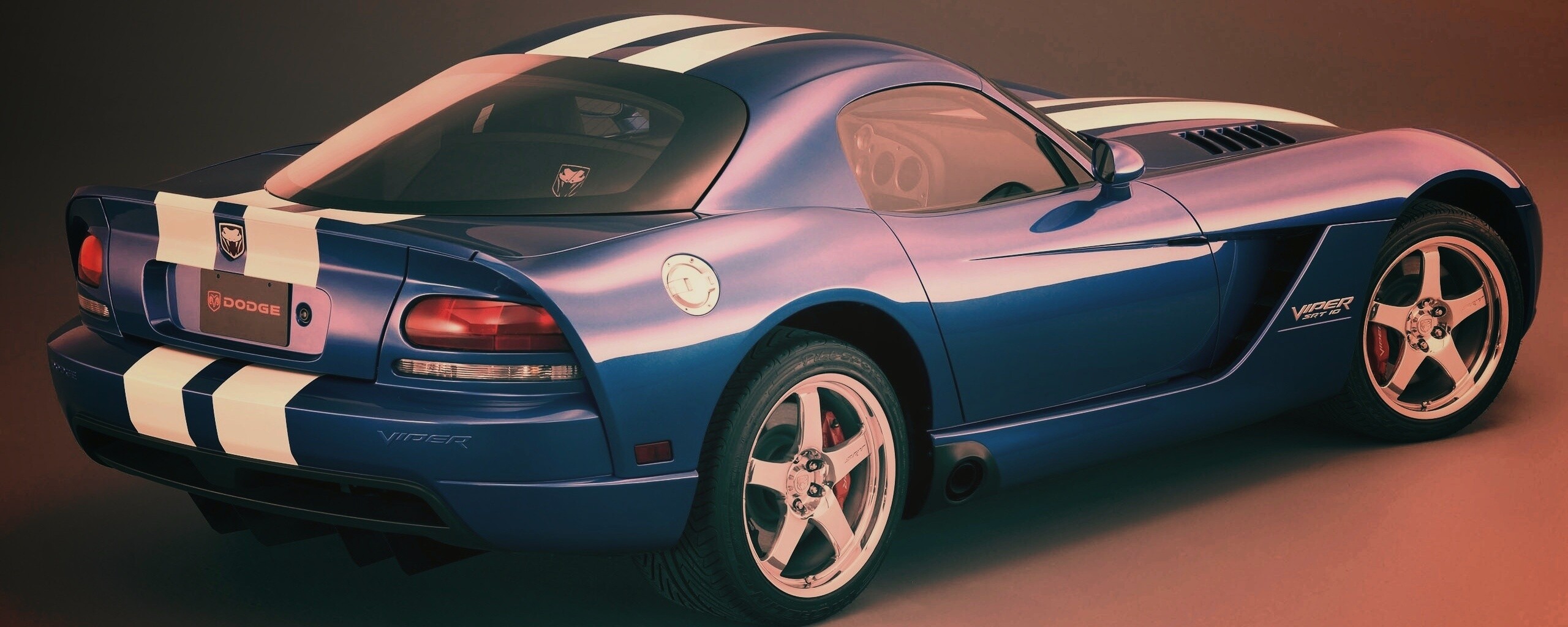 Синий Dodge Viper обои
