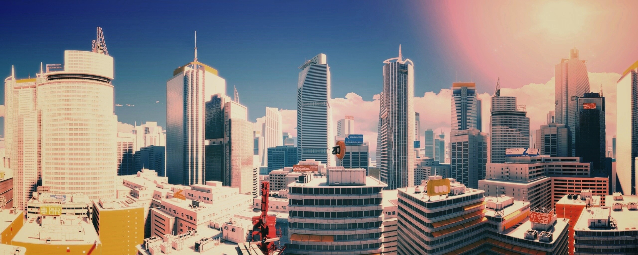 Город Mirrors Edge обои