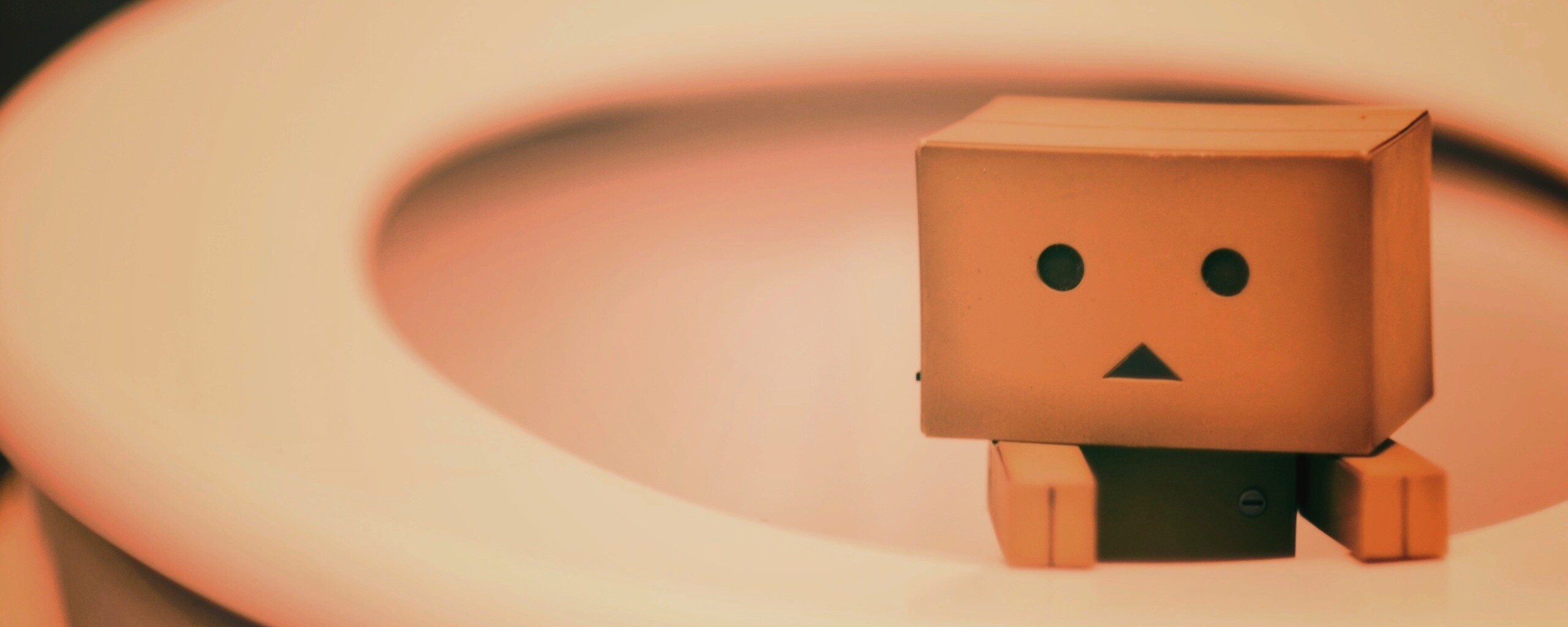 Danbo в унитазе обои