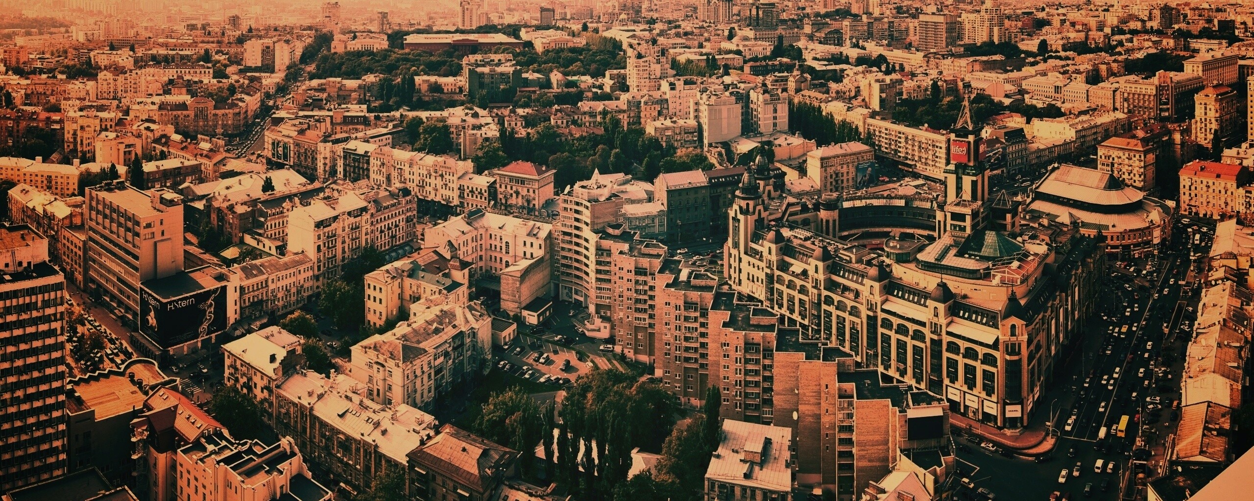 Киевская панорама обои