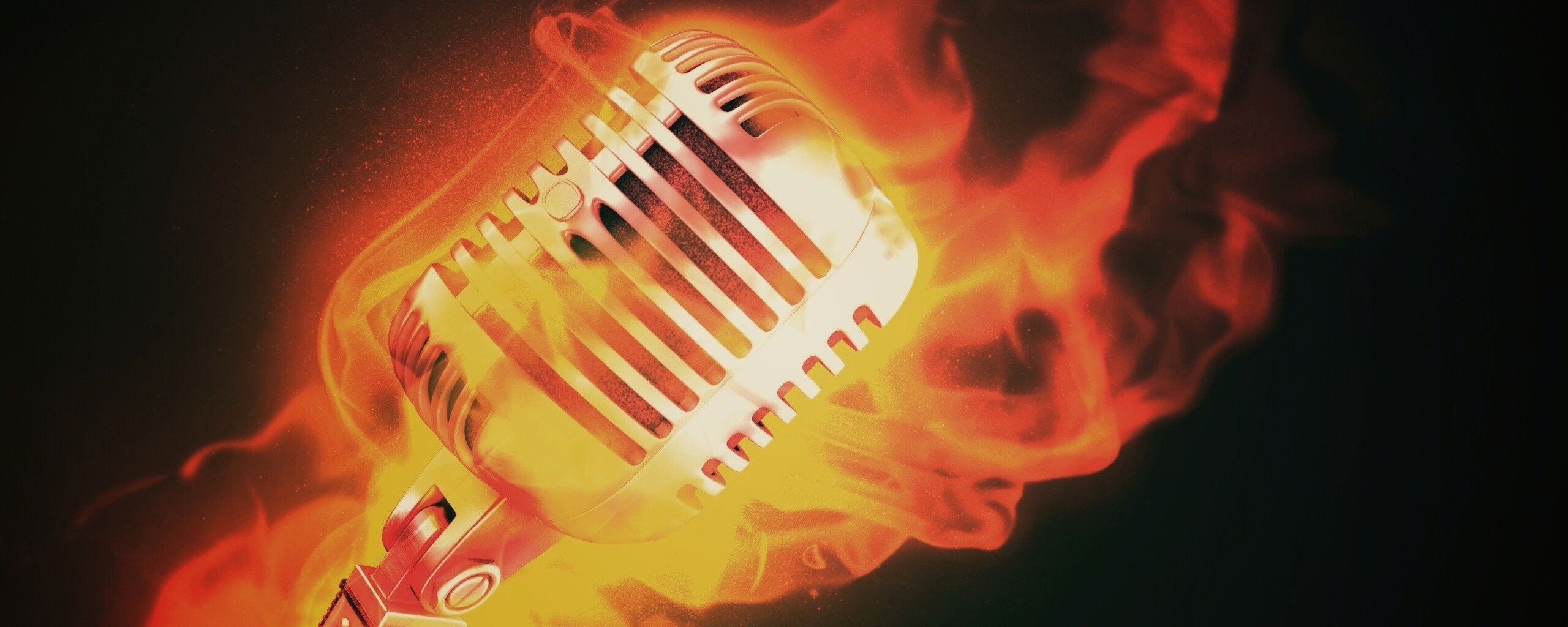 On fire! обои